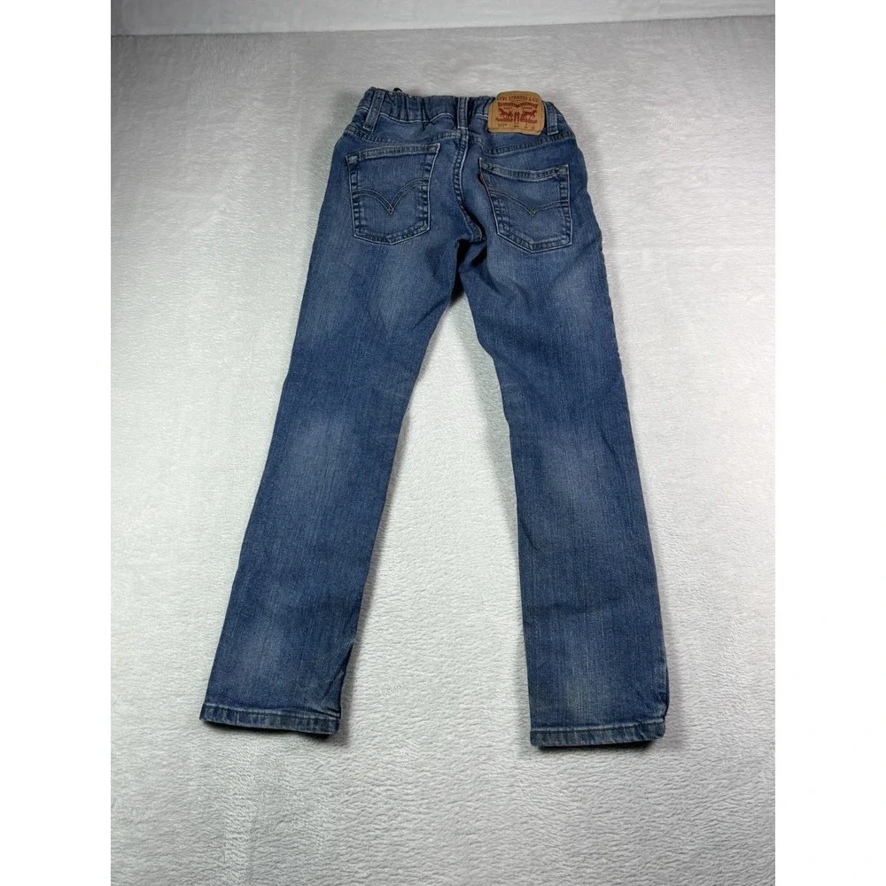 Levi's 511 Slim Jeans Youth Boy's Size 8 Regular (24x25) Light Wash Denim VTG